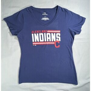 Cleveland Indians MLB Baseball short sleeve T-shirt Size women's‎ medium